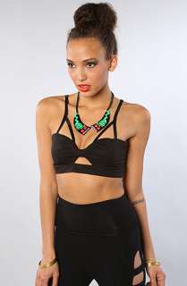 BOTB by Hellz Bellz The In The Dark Bra Top in Black  Karmaloop 