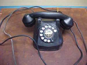 Antique MonoPhone (Automatic) Rotary Dial Cradle Phone Circa 1930/50s 