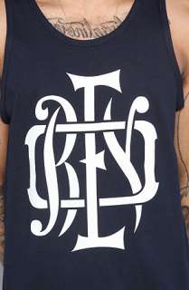 Obey The Obey Monogram Tank Top in Navy  Karmaloop   Global 