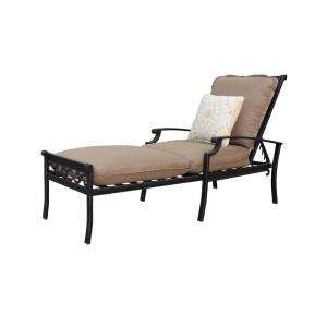 Thomasville Messina Canvas Cocoa Patio Chaise Lounge FG MNCL CC at The 