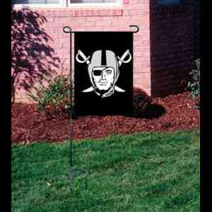 Oakland Raiders Applique Embroidered Garden Window Flag  