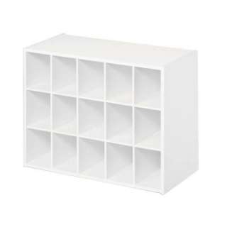 ClosetMaid White 15 Cube Laminate Organizer 8983  