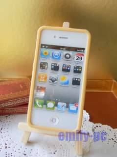 Hot Happymori Sherbet Topping Silicone Back Case for iPhone 4 4S baby 