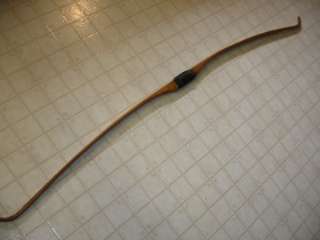   EARLY VINTAGE BEN PEARSON ALL WOOD ASH RECURVE LONG BOW   NR  