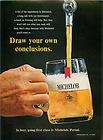 1968 Michelob Beer ad ~ Draw Your Own Conclusions.