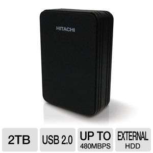 Hitachi 0S03289 Touro Desk 3.5 External Hard Drive   2TB, USB 2.0 