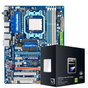 Gigabyte GA MA790XT UD4P Motherboard with AMD Phenom II X3 720 Black 