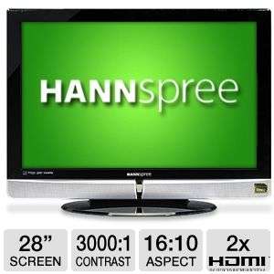 Hannspree HT09 28 LCD HDTV   1080p, 1920x 1200, 30001 Dynamic, 3ms 