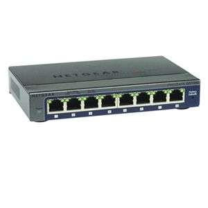 NetGear GS108E New Prosafe Plus 8 Port Gigabit Ethernet Switch   8x 10 