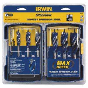 Irwin Speedbor 6 Piece Steel Max Speed Set 1768641  