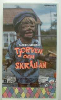 VHS Astrid Lindgren, Tjorven och Skrållan   svenska  