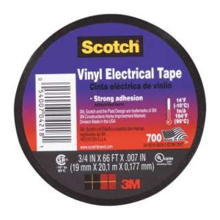 Scotch 3/4 in. x 66 ft. Electrical Tape 4218 BA 40 