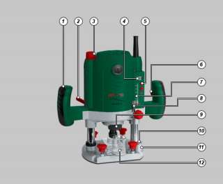 Oberfräse Fräse Pro 2100W DWT Swiss AG /OF 2100VE  