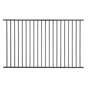   Black Premium Grade 2 Panel Fence Panel F3GHDG92X58 
