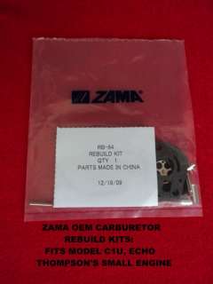 ZAMA OEM RB 64 Carburetor Rebuid Kits Fits many Echos  