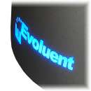lighted evoluent logo the logo is pure eye candy the illumination 