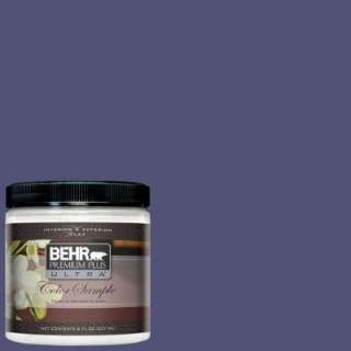 BEHR Ultra 8 Oz. Deep Orchid Interior/Exterior Paint and Primer in One 
