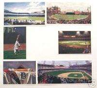 Detroit Tigers Tiger Stadium Al Kaline art cards gsart  