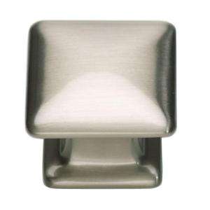 Atlas Homewares Alcott Collection Brushed Nickel 1.25 in. Square Knob