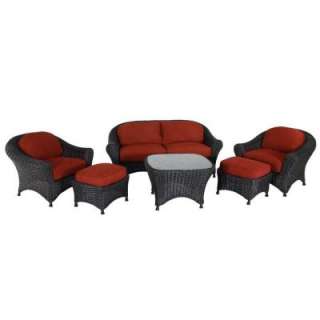   Lake Adela Spice 6 Piece Patio Seating Set 0482100590 at The Home