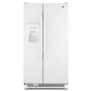 Maytag 21.8 Cu. Ft. 33 In. Wide Side By Side Refrigerator in White 