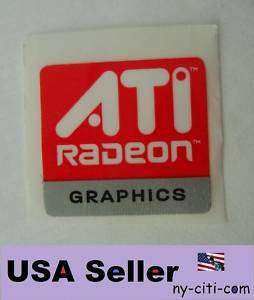 ATI RADEON GRAPHICS Computer Sticker/Logo/Label A37  