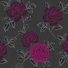 Pink Black   13888   Bloom   Fine Decor Wallpaper items in 