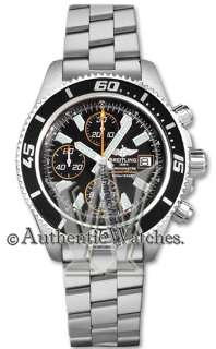   box manual black dial abyss orange accents chronograph feature