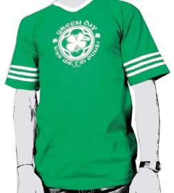 Green Day   Irish Soccer Jersey (Trikot, kurzarm, grün)  
