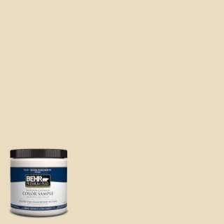BEHR Premium Plus 8 Oz. Navajo White Interior/Exterior Paint Tester 