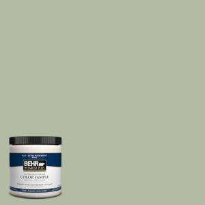 BEHR Premium Plus 8 oz. Dried Chervil Interior/Exterior Paint Tester 
