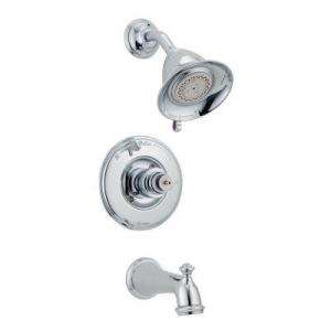 Delta Victorian 1 Handle 2 Spray Tuband Shower Faucet Trim Kit Only in 