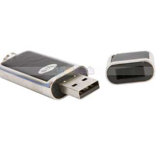 USB 2.0 Black Leather Flash Memory Drive Iron Cover 1GB 2GB 4GB 8GB 
