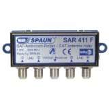 Spaun SAR 411 F Sat Antenne Relay für 4x Universal LNB