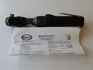 Sioux Force 3/8 Black Ratchet Wrench 5011 NEW  