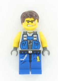 NEW Lego Power Miners Miner from Crystal King Minifig  