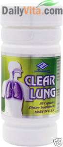 NuHealth Clear Lung, 50 Capsules  