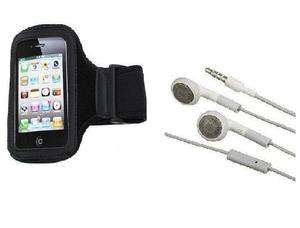 Earphone w/Mic+Running Armband for iPhone 4 G 2G 3G 3GS  
