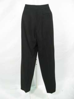 EMPORIO ARMANI Black Wool Pants Slacks Size 44  