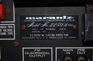 Marantz 2250B Vintage Stereo Receiver  