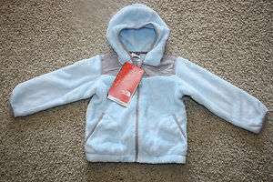 North Face OSO Hoodie Jacket Toddler Girls 2T/3T/4T NWT Pale Blue 