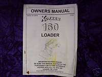 Koyker 160 Loader Operators Manual  