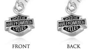 Harley Davidson Bar & Shield dangle sterling earrings MOD HDE0088 NR 