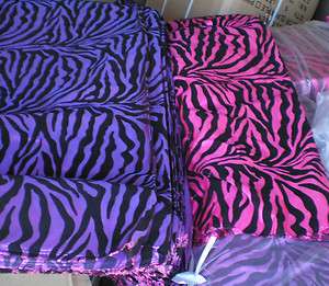   Flocking Zebra Pink Purple Fabric 59 inch wide for home decor  