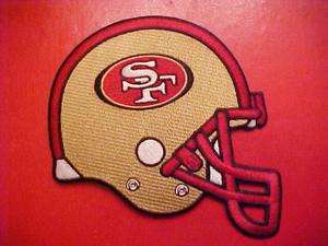 San Francisco 49ers 5x 4.5 Embroidered HELMET PATCH  