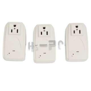   Wireless Remote Control AC Electrical Power Outlet Plug Switch  