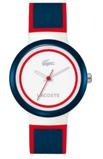 New Lacoste 2020029 Goa Logo Dial Silicone Strap Watch  