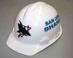 Contractors Hard Hat Sports NHL San Jose Sharks Logo  