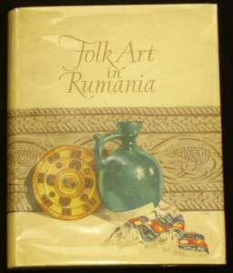 BOOK Romania Folk Art embroidery pottery folk costume  