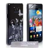 Yousave Accessories® Harte Schutz Hülle für Samsung Galaxy S2 I9100 